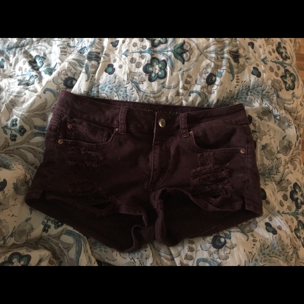 american eagle jean shorts